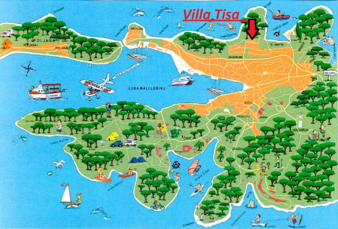 Apartments Vila Tisa Mali Lošinj Εξωτερικό φωτογραφία